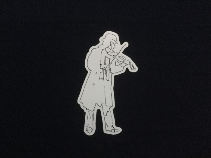 John's Drawings -- Fiddle Player