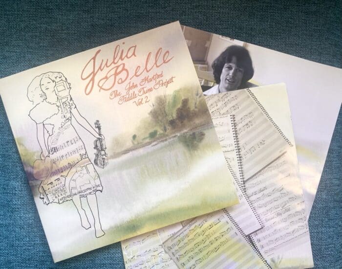 NOW AVAILABLE! Collectible 2-LP Vinyl Album Set: Julia Belle: The John Hartford Fiddle Tune Project, Vol. 2! - Image 2